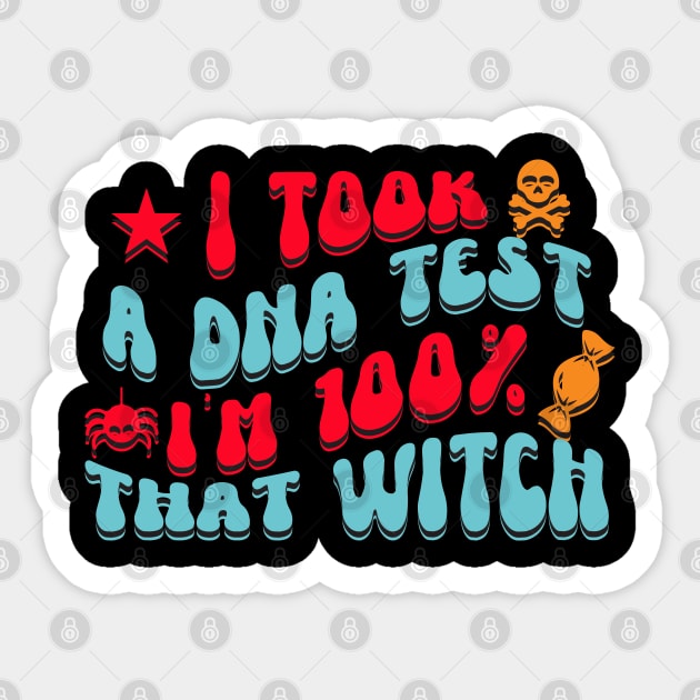 That witch Sticker by MZeeDesigns